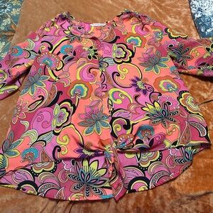 Peter Nygard Women's Multicolor Blouse